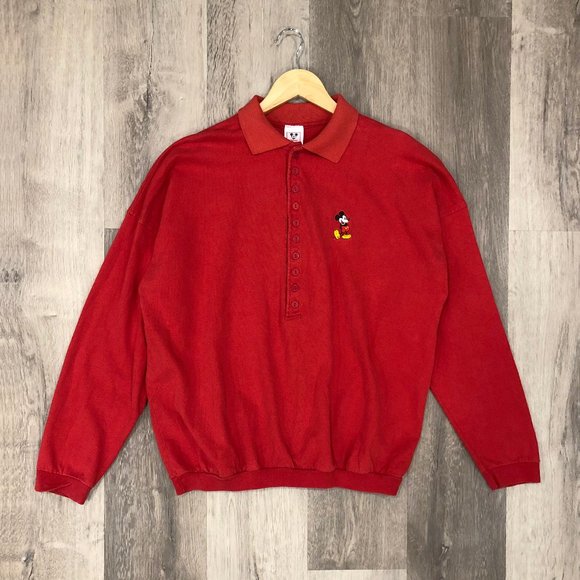 Vintage Disney Mickey Mouse Long Sleeve Shirt - Picture 1 of 3